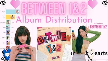 [REMAKE] TWICE ~ BETWEEN 1&2 | Album Distribution
