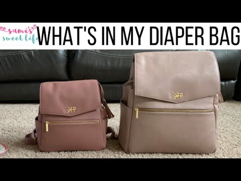 WHAT'S IN MY NEWBORN DIAPER BAG  Freshly Picked Mini & Classic Diaper Bag  Review & Tour 