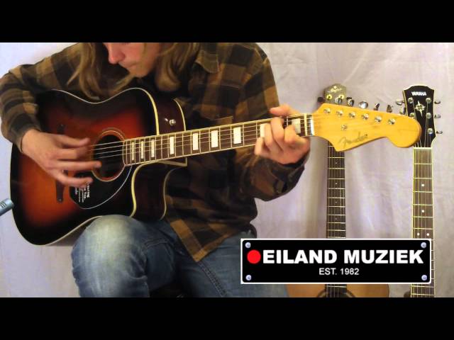 Fender Kingman SCE 3-Color Sunburst - YouTube