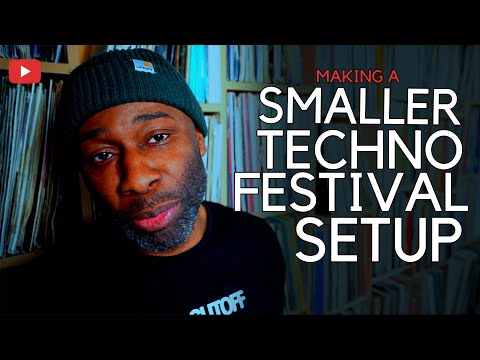 Making A Smaller || Techno Festival Setup