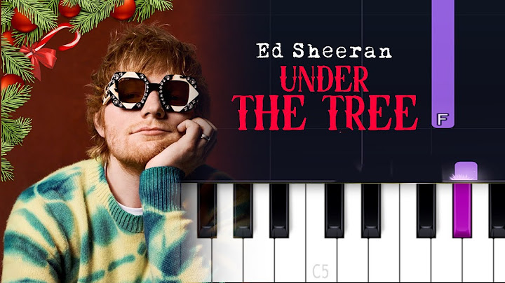 Ed Sheeran - Under the Tree (from “That Christmas”)  (Piano Tutorial)