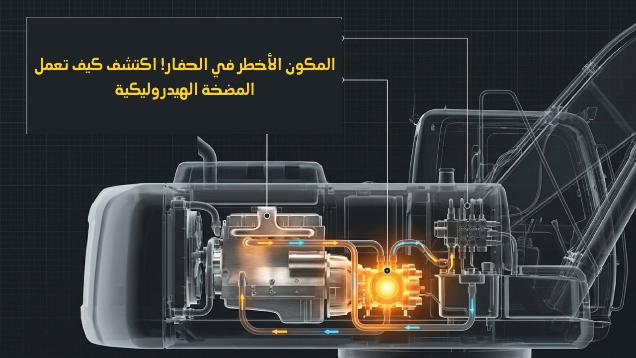 المكون الأخطر في الحفار! اكتشف كيف تعمل المضخة الهيدروليكية البستمية