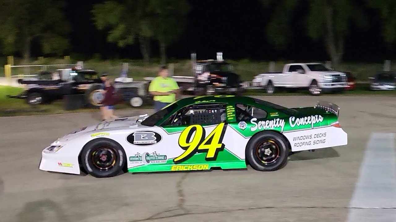 August 18, 2024 Jason Erickson #94 Feature race - YouTube