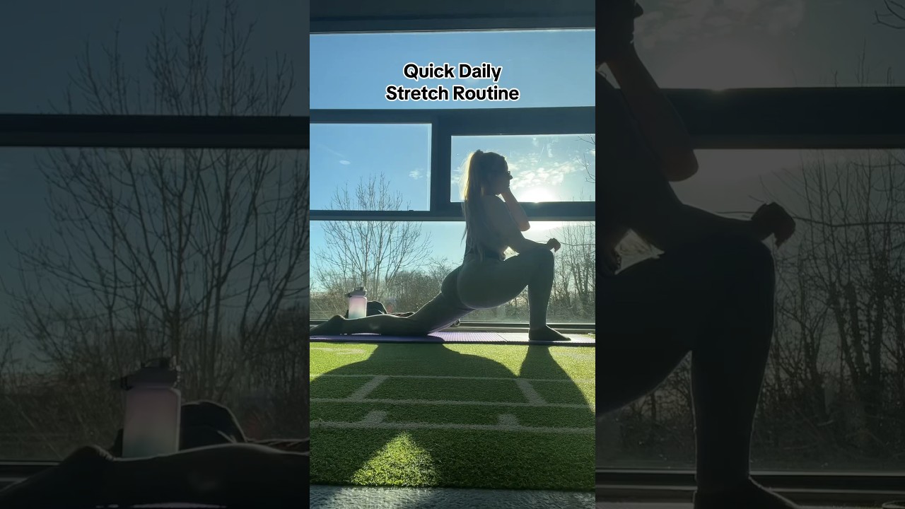 Watch Super quick stretch routine✨ #dance #stretching #stretchroutine #flexibilty #flexible on YouTube Watch Super quick stretch routine✨ #dance #stretching #stretchroutine #flexibilty #flexible on YouTube
