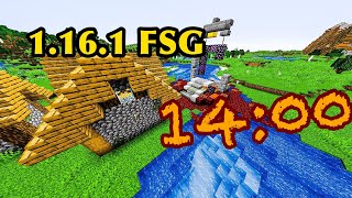 Minecraft 1.16.1  Speedrun FSG  [14:00]