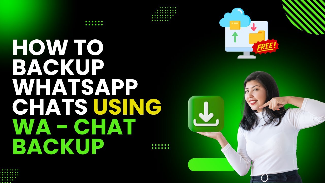 How to backup WhatsApp Chats for FREE | WA Chat Backup Tutorial - YouTube