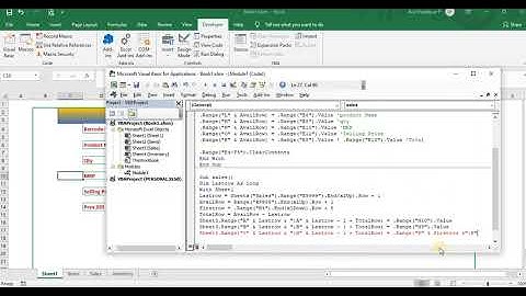Automatic Supermarket Billing Software in Excel-Part2 (Coding)| Point of Sale (POS)| Excel Vazhikati
