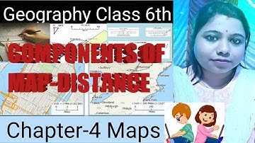 COMPONENTS OF MAP-DISTANCE||ENRICH GEOGRAPHY