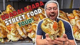 GUADALAJARA MEXICO STREET FOOD TOUR! Tortas Locas! 🇲🇽