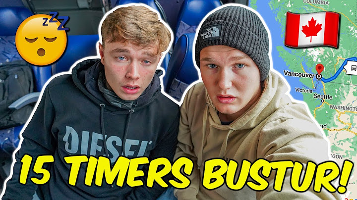 15 TIMERS BUSTUR GENNEM CANADA!