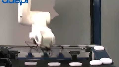 Inverted Adept Viper Robot in a Pick and Place Demo