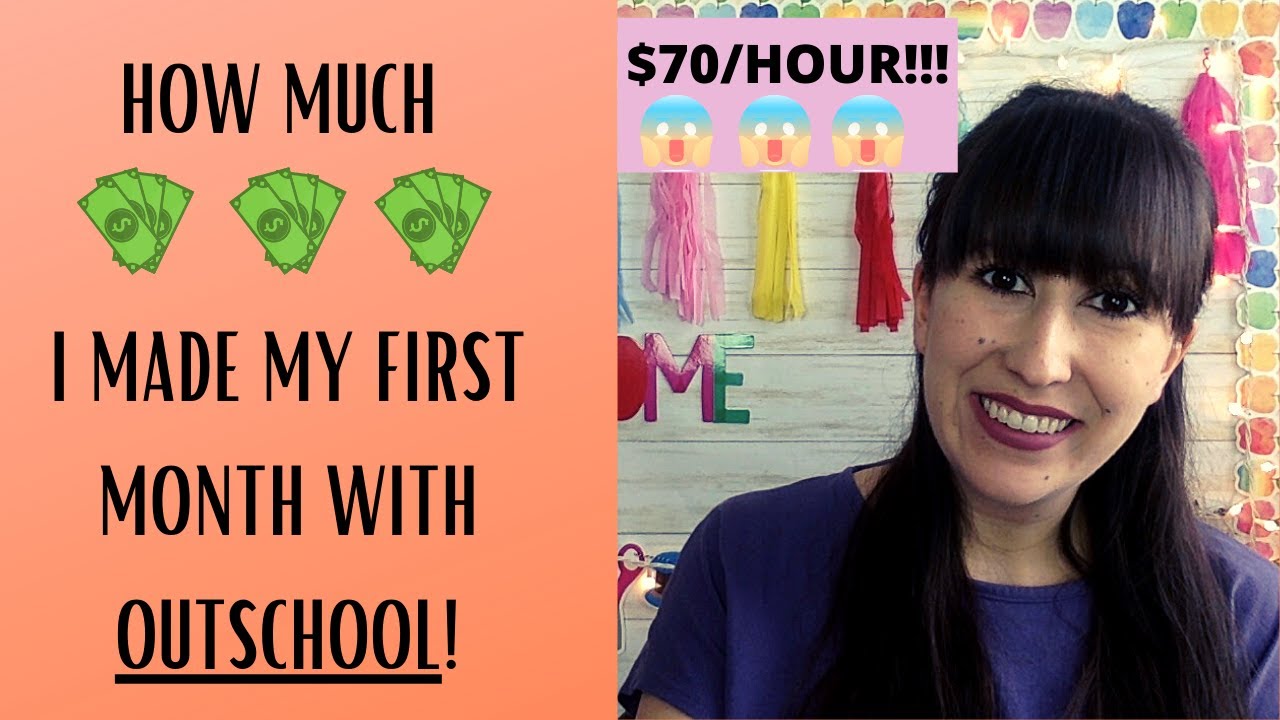 First Month of Outschool ️ How Much $$$ I Made! With Hourly Rate! - YouTube