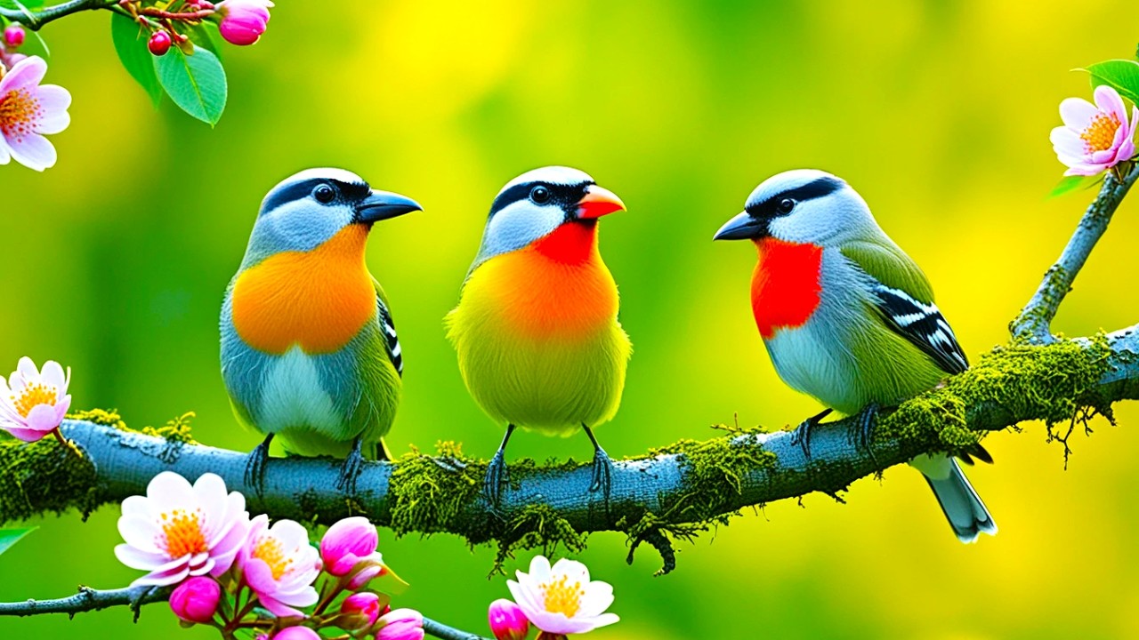 🔴LIVE 4K Cottage Garden Bird Feeder: Cardinals, Woodpeckers, Song Birds, Bees, and Flowers