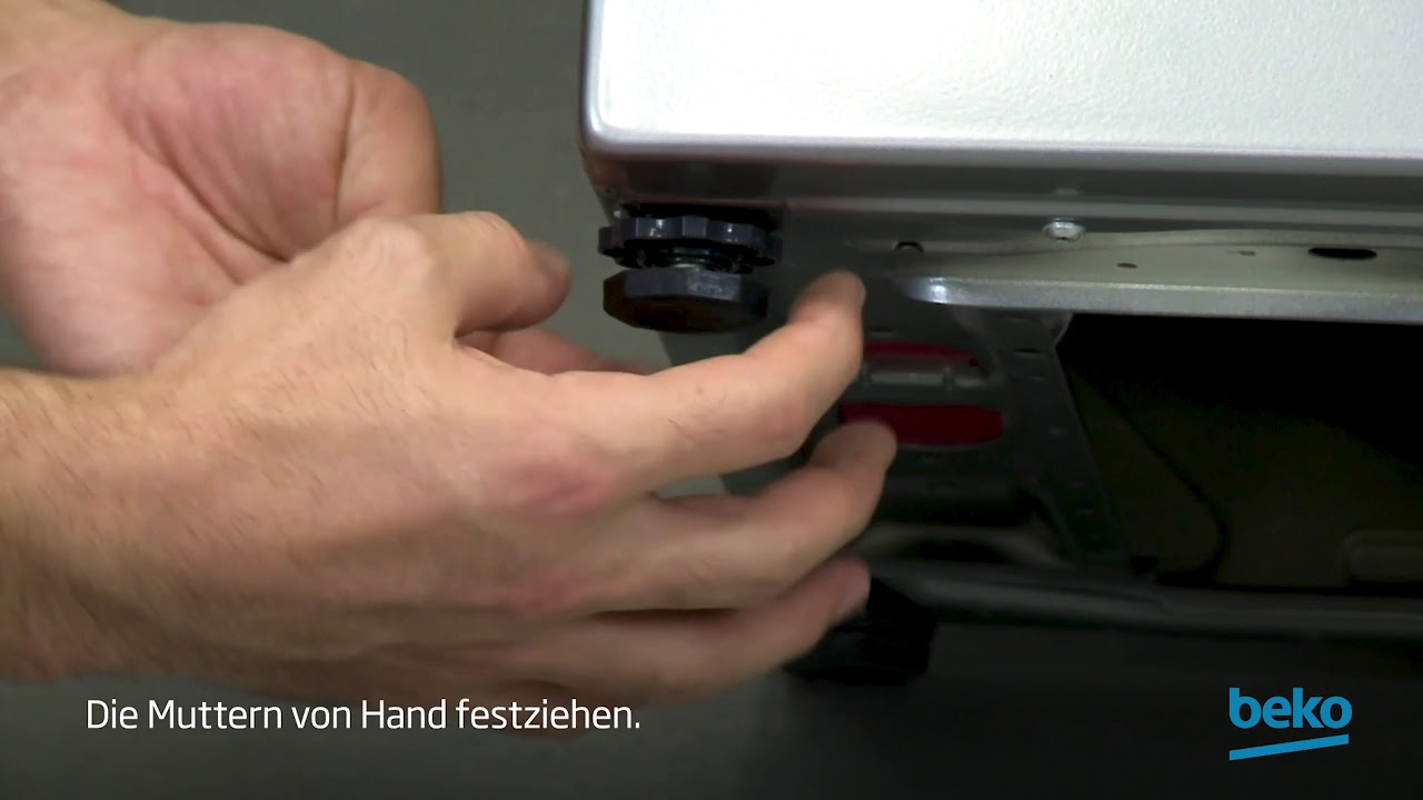 Beko Waschmaschinen Füße - Verstellbare Füße Montageset 2912700500
