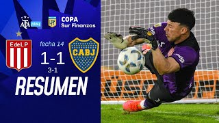 Estudiantes de la Plata 1-1 (3-1) Boca Juniors | #CopaLPF | Resumen | Cuartos de final