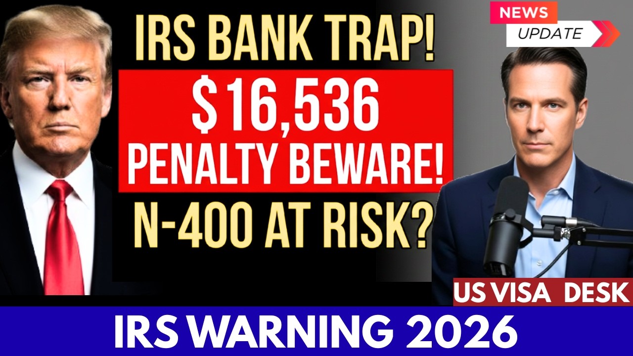 IRS ALERT 2026: $16,536 Fine Risks Your Green Card!