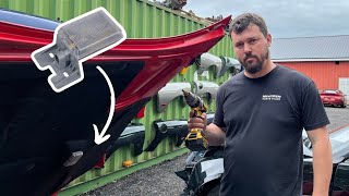 C5 Corvette Hood-light Removal And Install