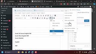 INSERT A ROW IN TABLE IN WORDPRESS