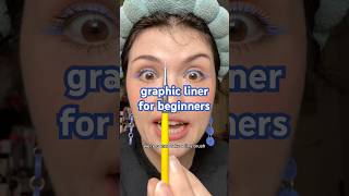 beginner’s graphic liner tip!🦋