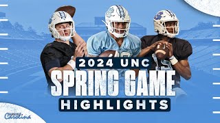 UNC Football Spring Game Highlights | Inside Carolina Video
