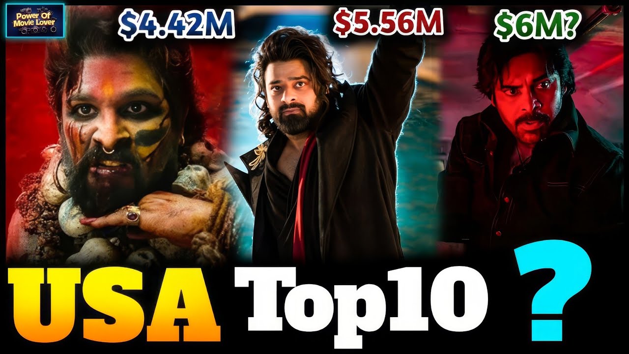 North America Top 5 Grossers❓| RRR | Pushpa 2 | They Call Him OG | Kalki 2898 AD | OG USA Bookings💥|