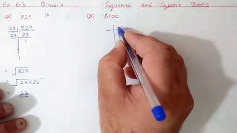 Ex.5.3 Q.4 {vi-x} Chapter:5 Squares and Square Roots | Ncert Maths Class 8 | Cbse.