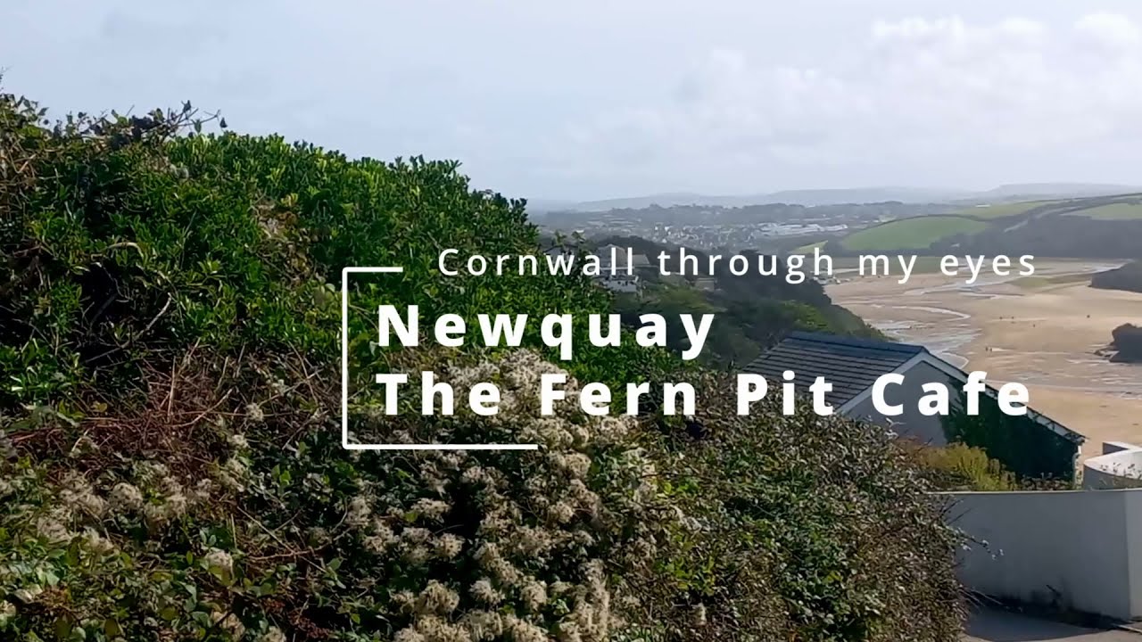 Cornwall's Hidden Gem 🇬🇧 The Fern Pit Cafe, Newquay, North-West Cornwall | Relaxing Coastal Walk