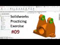 09 Solidworks Practice Exercise | Hole Wizard| Counterbore Hole