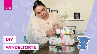 DIY: Windeltorte selber basteln mit Enamariab | Geschenkideen von BABYWELL