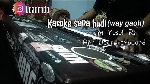 Karoeke dangdut lampung - Sapa hudi (Way gaoh) cipt Yusuf Rs Arrs Dean
