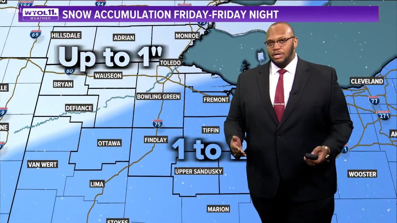 Snow chances return Friday | WTOL 11 Weather - March 9, 7:30 p.m. - YouTube