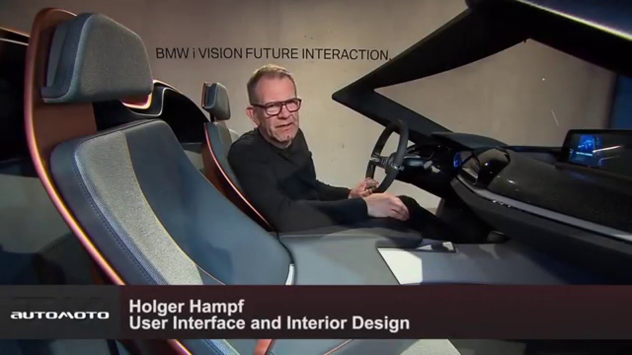 BMW i Vision Future Interaction - Holger Hampf, User Interface and Interior Design | AutoMotoTV
