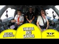 Most FUN Pilots Tamara &amp; Sandra flying brandnew Helvetic Embraer E2 to Kos TOP Views [AIRCLIPS.com]