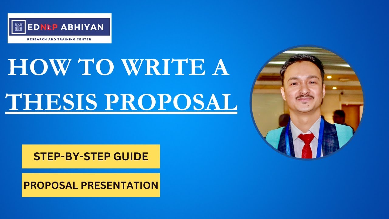 Mastering Thesis Proposal Writing for MA Economics | Tips from Sanjeev Nhemhafuki