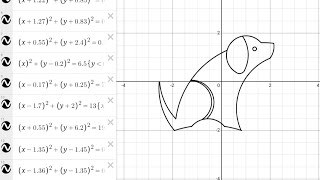 Dog | 13 Equations 13 Animals | EP7 | Desmos | The Math Grapher