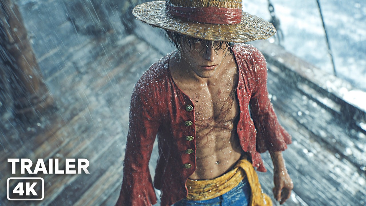 Ilustrasi konsep petualangan One Piece yang menggambarkan kru Topi Jerami di lautan