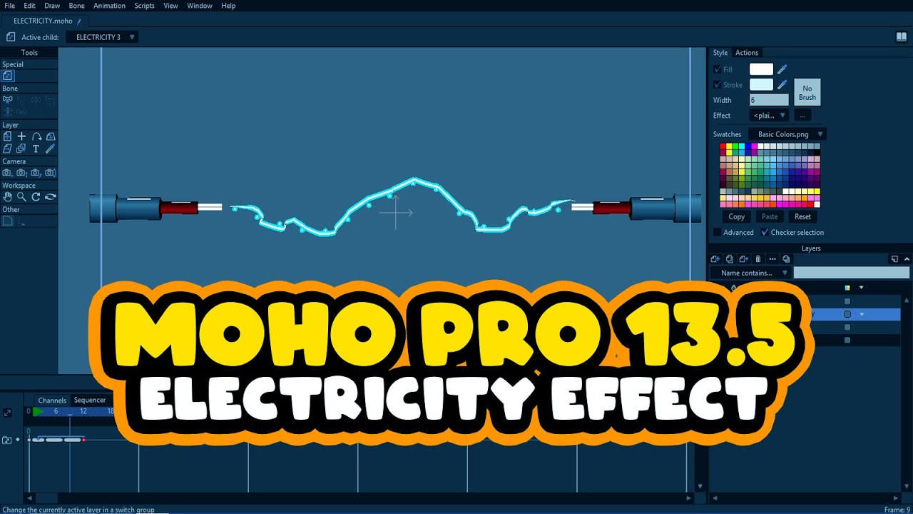 MOHO PRO 13.5.2 | ELECTRICITY EFFECT