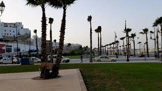 Plaza de España : corniche de Tanger طنجة ساحة اسبانيا : ان عدتم عدنا بل بكل تأكيد سأعود ان شاء الله