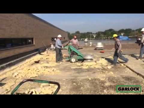 Roof Warrior Tear Off Machine Garlock Equipment Youtube