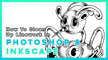 Clean Up Linework In Photoshop & Inkscape