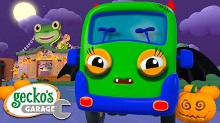 Baby Truck Halloween! | Gecko's Garage | Trucks For Children | Cartoon For Kids | Baby Bus Videos