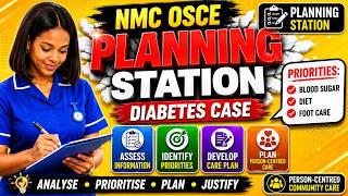 NMC OSCE Planning Station | Diabetes Community Scenario Step-by-Step Guide 2026