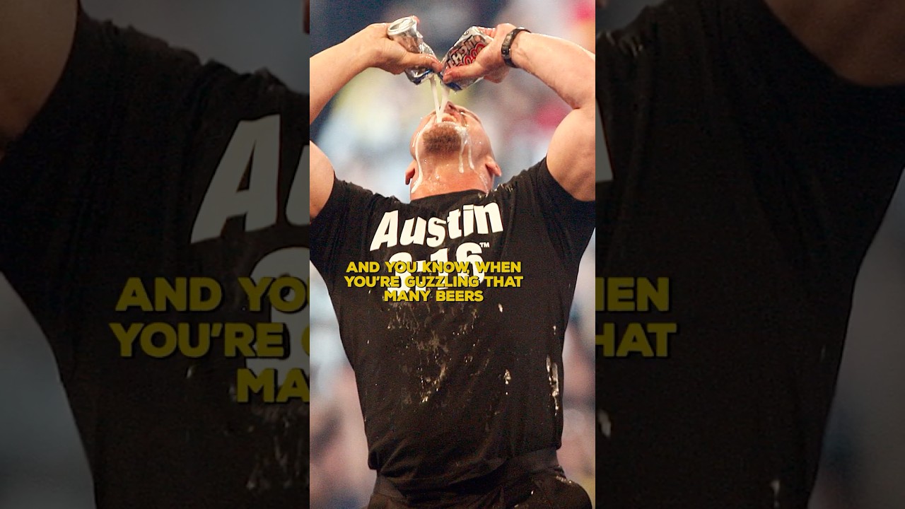 Stone Cold Was Getting Buzzed In The Ring For Real 😂