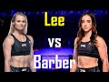 Andrea Lee vs Maycee Barber || Análisis