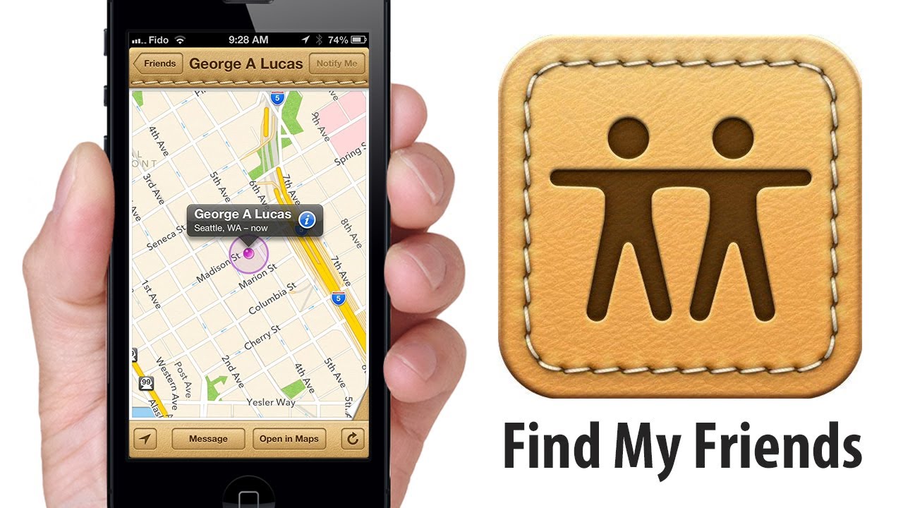 where is find my friends on my iphone