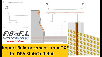 Import geometry and reinforcement from DXF (AutoCAD) to IDEA StatiCa_Detail