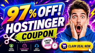(( 🛑 UPDATED COUPON )) Hostinger Coupon Code Today 🔥 | Coupon Code for hostinger | Hostinger Coupon