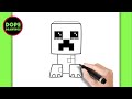 How to draw creeper minecraft htdraw creeper minecraft