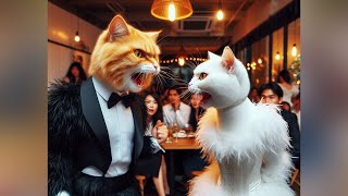 Endless Fight Cat Couple Never Stop #cute #cat #cutecat #ai #sad #story #big #catcute #aicat