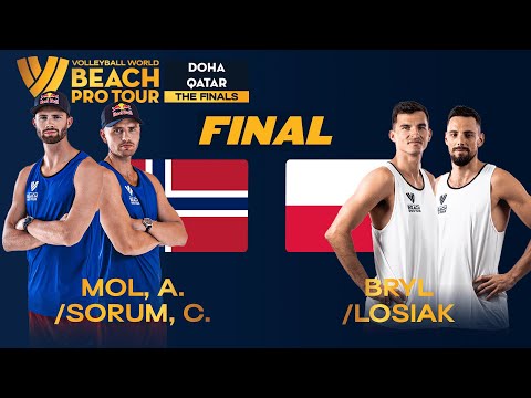 Bryl/Losiak vs. Mol/Sorum - Gold Match Highlights Doha 2023 #BeachProTour